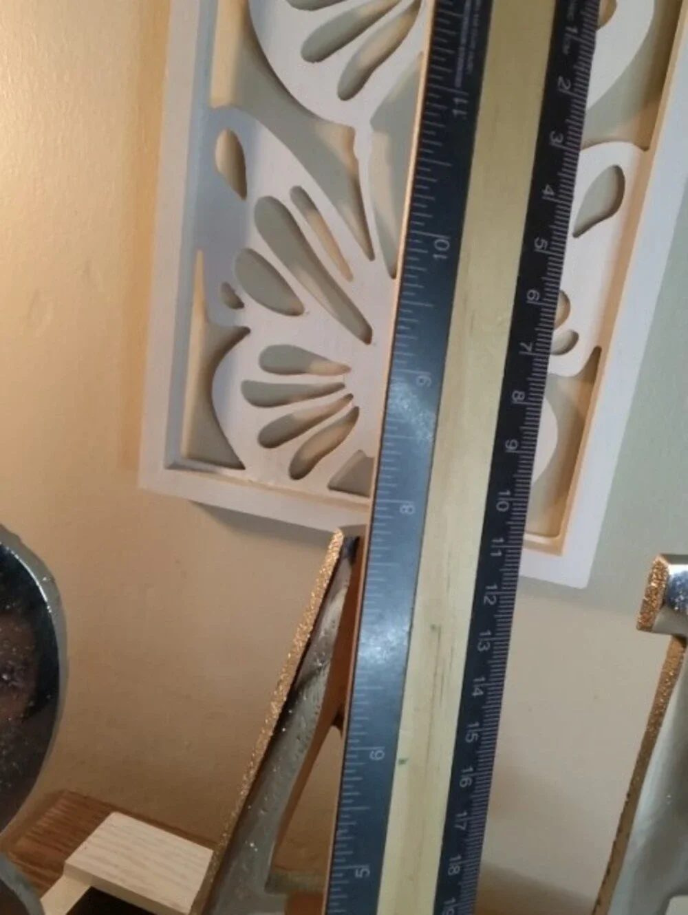 Decorative Silver 'BAR' Letter Sign on Wood Base
